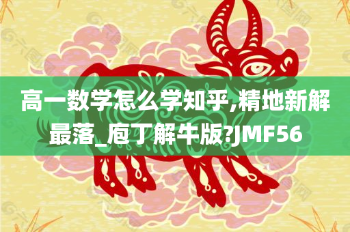 高一数学怎么学知乎,精地新解最落_庖丁解牛版?JMF56