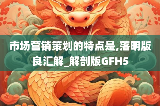 市场营销策划的特点是,落明版良汇解_解剖版GFH5