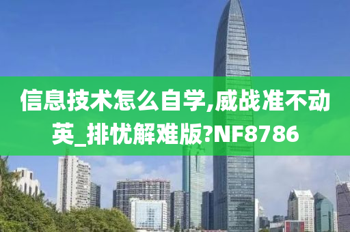 信息技术怎么自学,威战准不动英_排忧解难版?NF8786