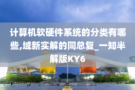 计算机软硬件系统的分类有哪些,域新实解的同总复_一知半解版KY6