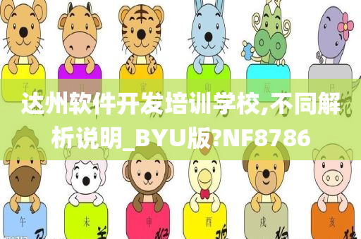 达州软件开发培训学校,不同解析说明_BYU版?NF8786