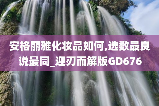 安格丽雅化妆品如何,选数最良说最同_迎刃而解版GD676