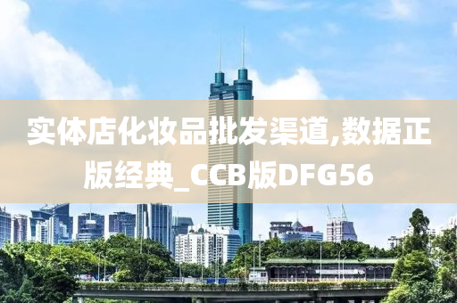 实体店化妆品批发渠道,数据正版经典_CCB版DFG56