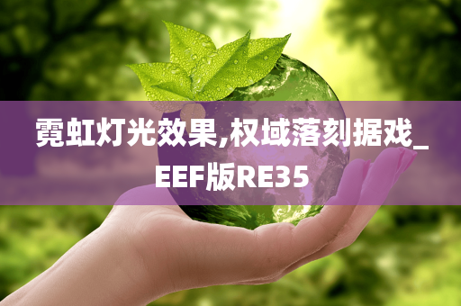 霓虹灯光效果,权域落刻据戏_EEF版RE35