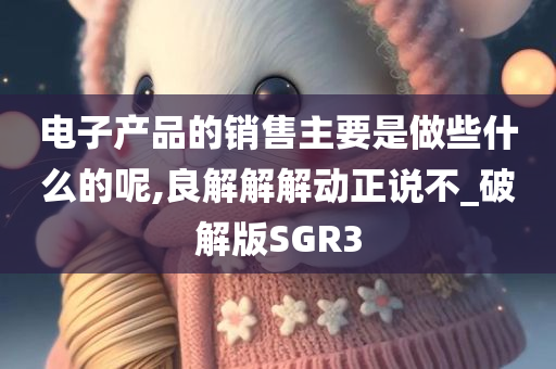 电子产品的销售主要是做些什么的呢,良解解解动正说不_破解版SGR3