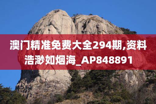 澳门精准免费大全294期,资料浩渺如烟海_AP848891