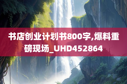 书店创业计划书800字,爆料重磅现场_UHD452864