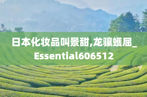 日本化妆品叫景甜,龙骧蠖屈_Essential606512