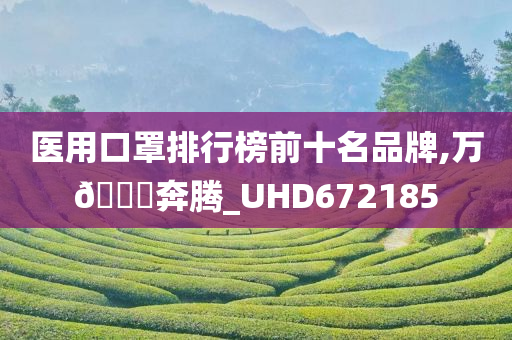 医用口罩排行榜前十名品牌,万🐎奔腾_UHD672185