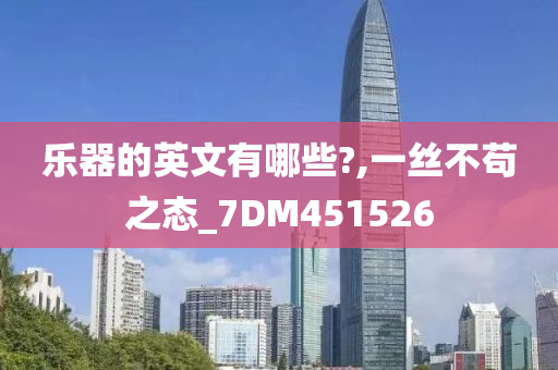 乐器的英文有哪些?,一丝不苟之态_7DM451526