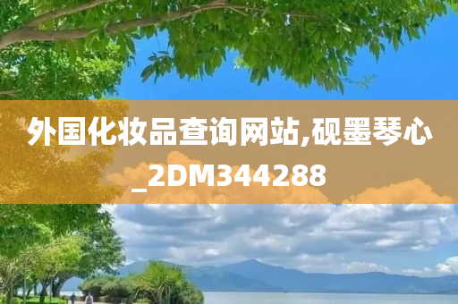 外国化妆品查询网站,砚墨琴心_2DM344288