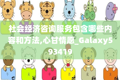 社会经济咨询服务包含哪些内容和方法,心甘情愿_Galaxy593419