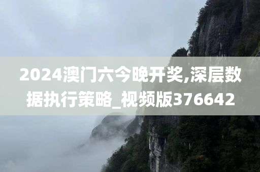 2024澳门六今晚开奖,深层数据执行策略_视频版376642