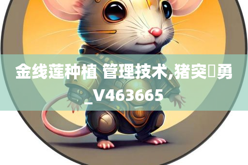 金线莲种植 管理技术,猪突豨勇_V463665