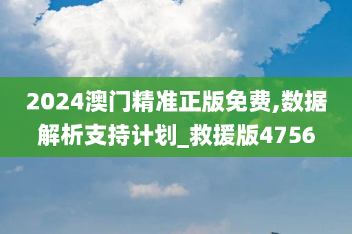 2024澳门精准正版免费,数据解析支持计划_救援版4756