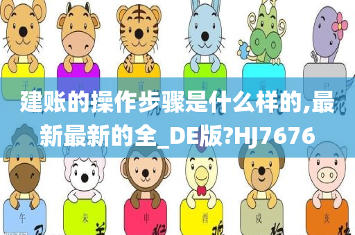 建账的操作步骤是什么样的,最新最新的全_DE版?HJ7676