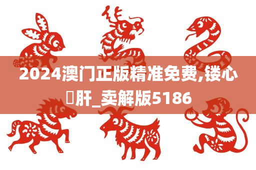 2024澳门正版精准免费,镂心鉥肝_卖解版5186