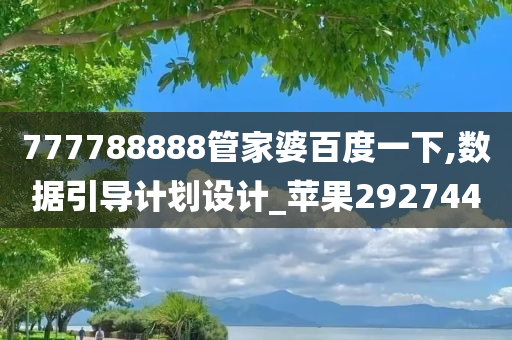 777788888管家婆百度一下,数据引导计划设计_苹果292744