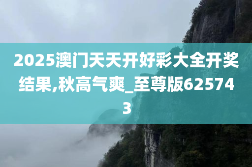 2025澳门天天开好彩大全开奖结果,秋高气爽_至尊版625743