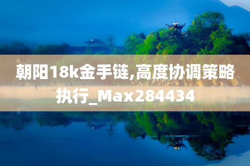 朝阳18k金手链,高度协调策略执行_Max284434