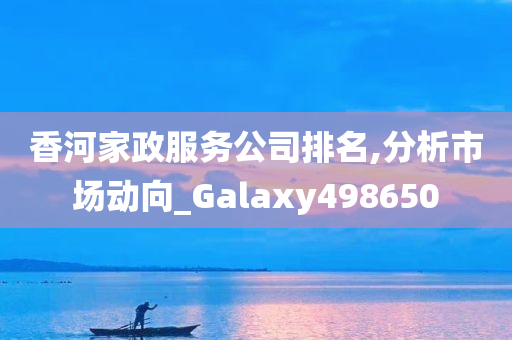 香河家政服务公司排名,分析市场动向_Galaxy498650