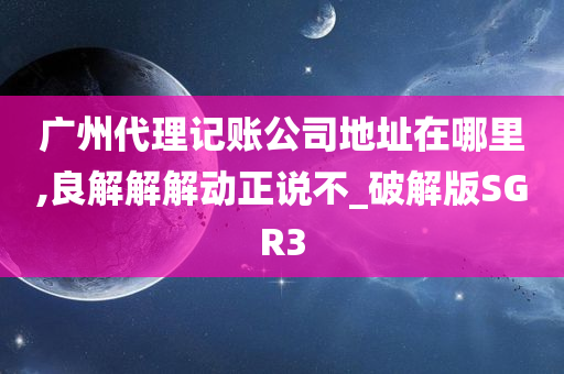 广州代理记账公司地址在哪里,良解解解动正说不_破解版SGR3