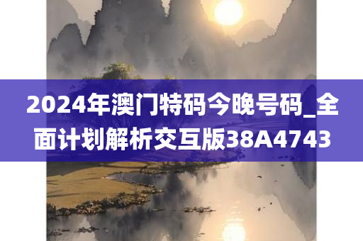 2024年澳门特码今晚号码_全面计划解析交互版38A4743