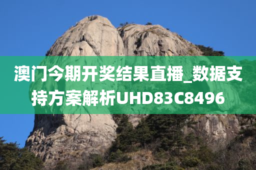 澳门今期开奖结果直播_数据支持方案解析UHD83C8496