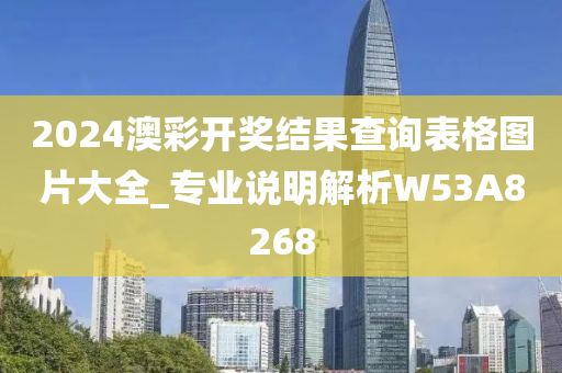 2024澳彩开奖结果查询表格图片大全_专业说明解析W53A8268