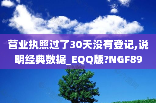 营业执照过了30天没有登记,说明经典数据_EQQ版?NGF89